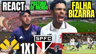 FALHA BIZARRA DE ARBOLEDA! REACT CRICIÚMA 1 X 1 SÃO PAULO GOLAÇO DE LIZIERO BRASILEIRÃO 2024