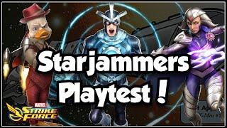 Starjammers Playtest! | New Apex Crucible Team Or Just Okay? | MSFMV | Marvel Strike Force