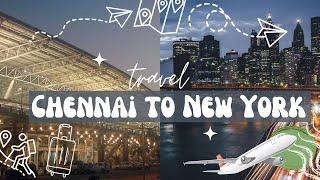 Chennai to New York | US Trip | Kuwait Airways | MAA - JFK | India to USA flight Journey