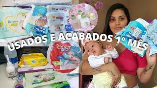 ACABADOS E USADOS 1° MÊS DO BEBÊ 