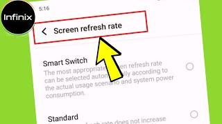 infinix screen Refresh Rate || Smart Switch Refresh rate in Infinix 5g mobile phone
