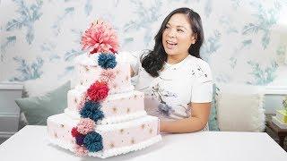 HOW TO MAKE A POM POM DIAPER CAKE