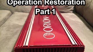 How to remove anodizing from aluminum on a Orion 2100 Hcca (Operation Restoration Part 1)