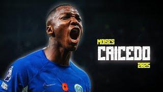 Moises Caicedo - Crazy Tackle, Blocks, Interceptions & Skills  | 2025 |