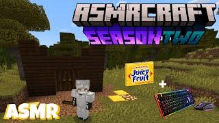 ASMR Gaming: ASMRcraft | I Joined ASMRcraft! (Whispering, Keyboard Sounds, Chewing Gum)