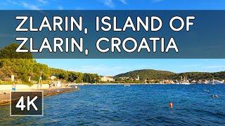 Walking Tour: Zlarin, Island of Zlarin, Croatia - 4K UHD Virtual Travel