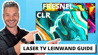 Welche Laser TV Leinwand ist die Richtige? Kaufberatung