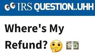 WHERE'S MY IRS REFUND CHECK ? | HOW TO CHECK FOR YOUR TAX REFUND STATUS | IRS TAX REFUND 2022 DELAYS