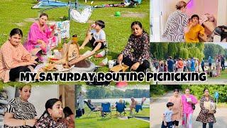 ️My Saturday Routine Picnicking  With My Kids And Hubby As Multitasking Mom Living Aboard In NL