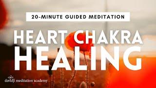 20 Minute Guided Meditation for Healing EMOTIONAL PAIN & Your HEART CHAKRA | davidji