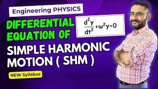 Simple Harmonic Motion Differential Equation | Derivation | Numerical | Btech | BSc | JEE | Physics