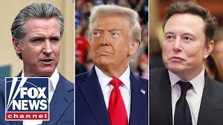 Hosts react to Newsom's warning shot to Trump, Musk