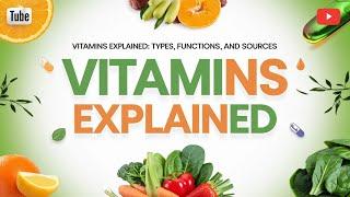 Vitamins, fat soluble vitamins, water soluble vitamins and sources of vitamins in Hindi/Urdu