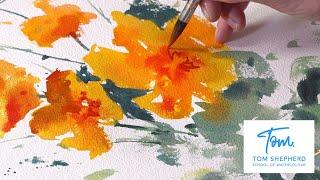 Flowers Preview with Tom Shepherd School of Watercolour