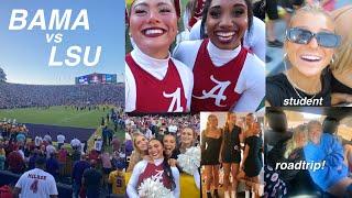 BAMA vs LSU | CHEERLEADER vs STUDENT