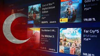 Рабочая схема. Покупка игр в PlayStation Store ТУРЦИЯ. Пошаговая инструкция.