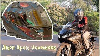 Bought a New HELMET | AXOR APEX VENOMOUS | BIKERS HUB | R15V3.0 |Vlogging Sphere