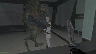 half life opposing force scientist scary death scene