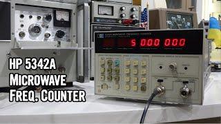 HP 5342A Microwave Frequency Counter upgrade and we fire up the Cesium clock to calibrate it!