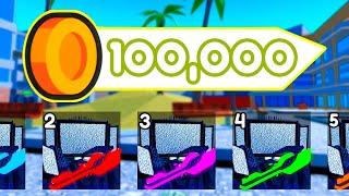 How Many GODLY 100,000 COINS In Toilet Tower Defense