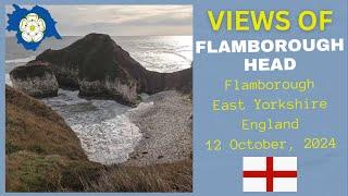 Views of Flamborough Head, East Yorkshire, England - 12 October, 2024