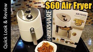 Farberware Air Fryer 2.5L/2LB: 1st look & Review (philips airfryer alternative)