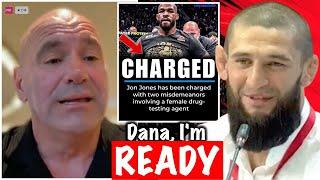 BREAKING: Khamzat Chimaev Made STATEMENT! Jon Jones Has Been CHARGED! Dana White Proposed To TRUMP!