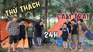 Thử Thách 24h Cấm Trại Theo Hình Tròn Vuông Tam Giác