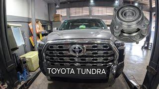 استبدال بولبرن العجلة الأمامية .... تويوتا تندرا toyota tundra