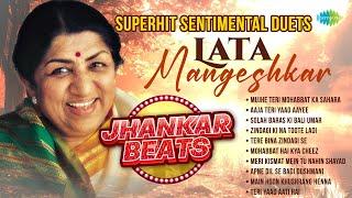 Lata Mangeshkar Sentimental Duets | Mujhe Teri Mohabbat Ka Sahara | Aaja Teri Yaad Aayee