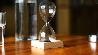 Magnetic Hourglasses with Wooden Base