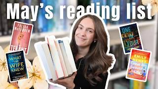 Every book I'm going to read in May  *May's TBR* | booktube