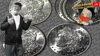 7/13/2024 Red's Coins & Collectibles Live Flash Morgan Dollar Donation Razz Continued!