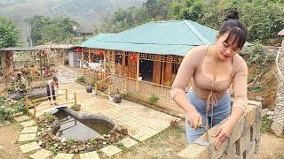 TIMELAPSE: 60 days the girl built a livestock barn alone and began a new and difficult journey