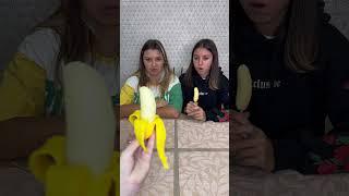 Choose your food challenge  Blue chocolate banana real or fake?  #shorts Best video by Hmelkofm