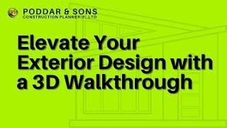 3D Facade Exterior Design Walkthrough | Elevate Your Exterior Design with a 3D Walkthrough