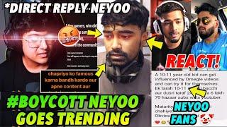 #boycottneyoo ! MortaL Direct Reply Neyoo, Sid & Hastar on Neyoo Fan Base , Maxtern Drag Hector !