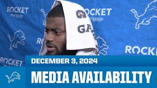 Detroit Lions players meet with the media | December 3, 2024