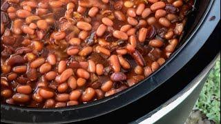 The Best Baked Beans on The Oklahoma Joes Bronco. Simple Baked Beans. MeatCranium