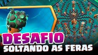 FÁCIL E RÁPIDO! COMO COMPLETAR O DESAFIO DO HALLOWEEN SOLTANDO AS FERAS NO CLASH OF CLANS