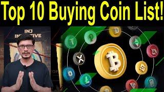 Top 10 Buying List Of Coins For Bull Run In Cryptocurrency Market l Crypto Baba