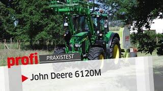 Freie Sicht auf ein breites Einsatzfeld: John Deere 6120M | profi #Praxistest