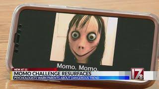 Police issue warning to parents after 'Momo challenge' resurfaces
