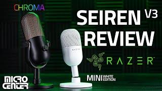 Razer Seiren V3 Mini & Chroma Mic Review | Micro Center