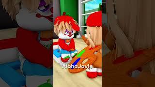 Плюшевая девочка раскрасила его лицо  || Roblox Edit #roblox #shorts