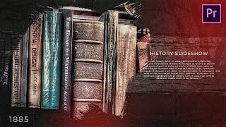 History Slideshow Premiere Pro Templates