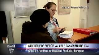 CARDURILE DE ENERGIE VALABILE PÂNĂ ÎN MARTIE 2024