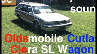 Oldsmobile Cutlass Ciera SL Wagon walk around with sounds ( No voice review)