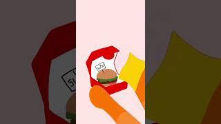 They put a cheese in my hamburger?  | #animation #shorts