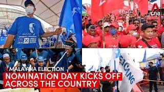 Malaysia GE15: Supporters show up in force at nomination centres